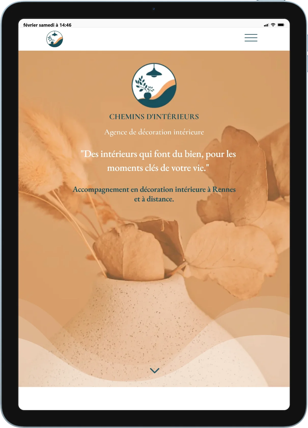 Laetitia Swiatek 4 Chemins d'intérieurs création de site internet à Rennes<br />