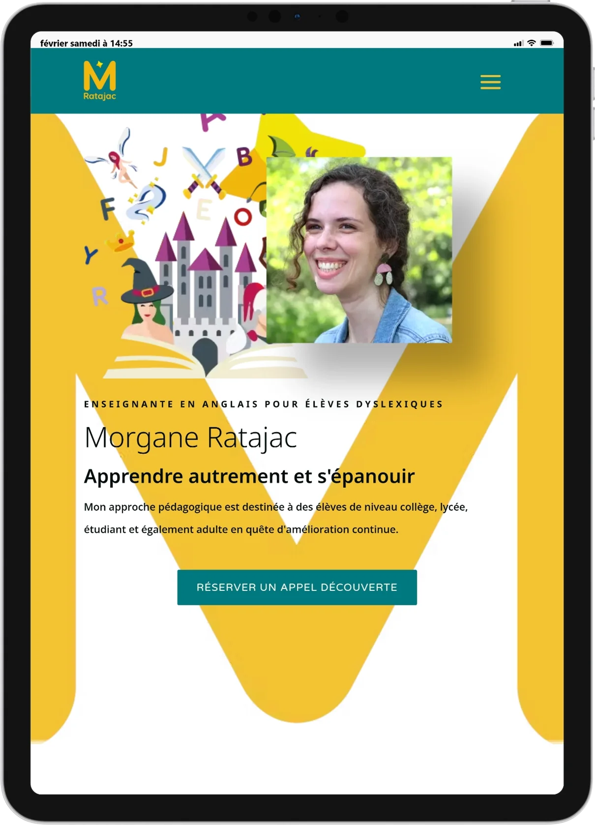 Laetitia Swiatek 1 site de morgane ratajac - conception de site web à Rennes