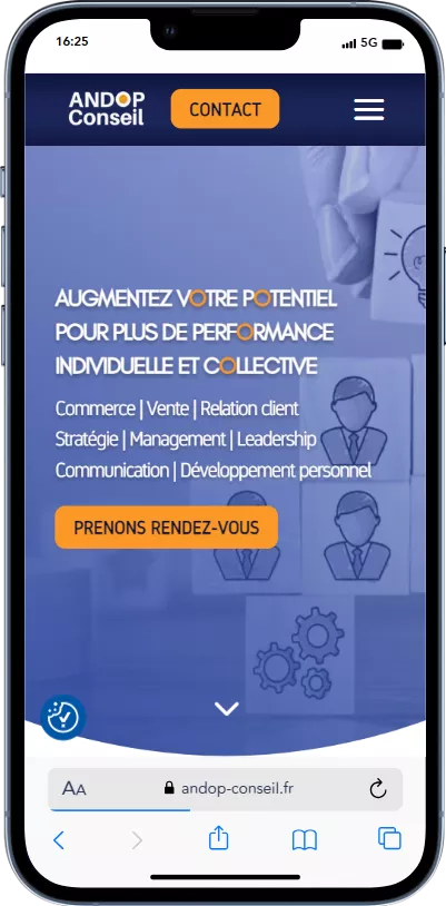 Création du site internet pour Jeanne Larue et Samuel Hennequin - par LS design - entreprise de création de site web - Rennes